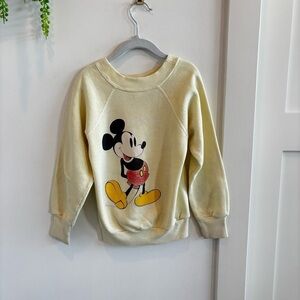 The Walt Disney Company Velva Sheen Mickey Mouse Vintage 80's Youth Sweatshirt